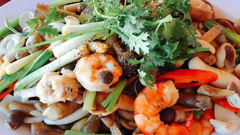 chế biến nấm tràm Phú Quốc