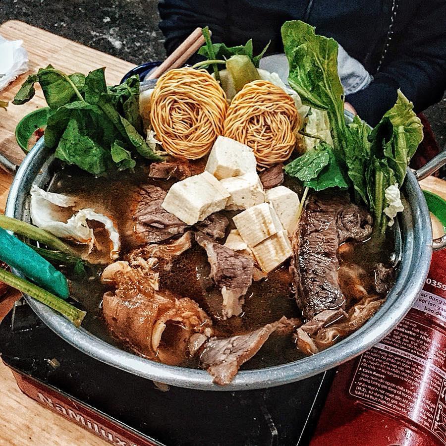 lẩu bò Ba Toa