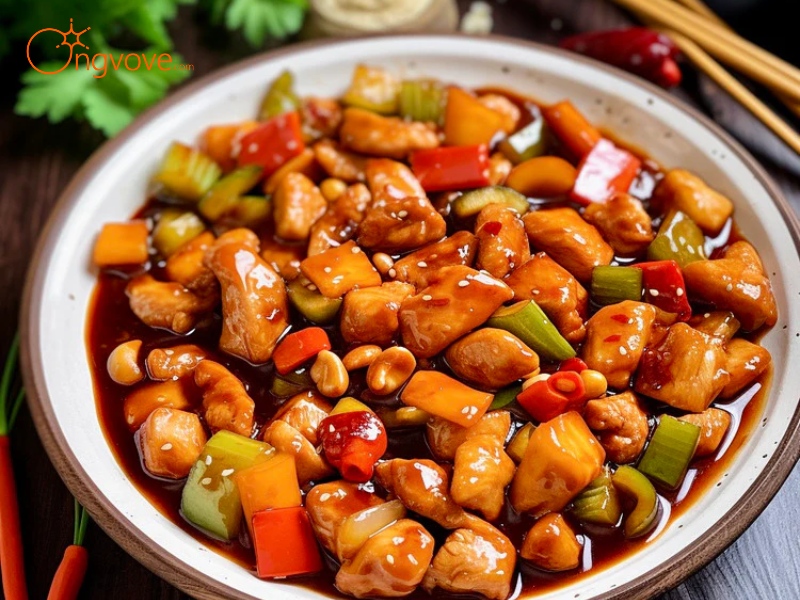 Cách làm Gà Cung Bảo Trung Hoa ngon chuẩn vị